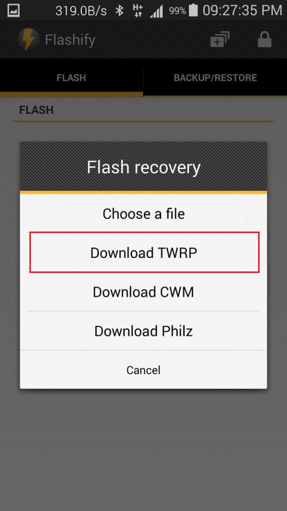 download flashify app