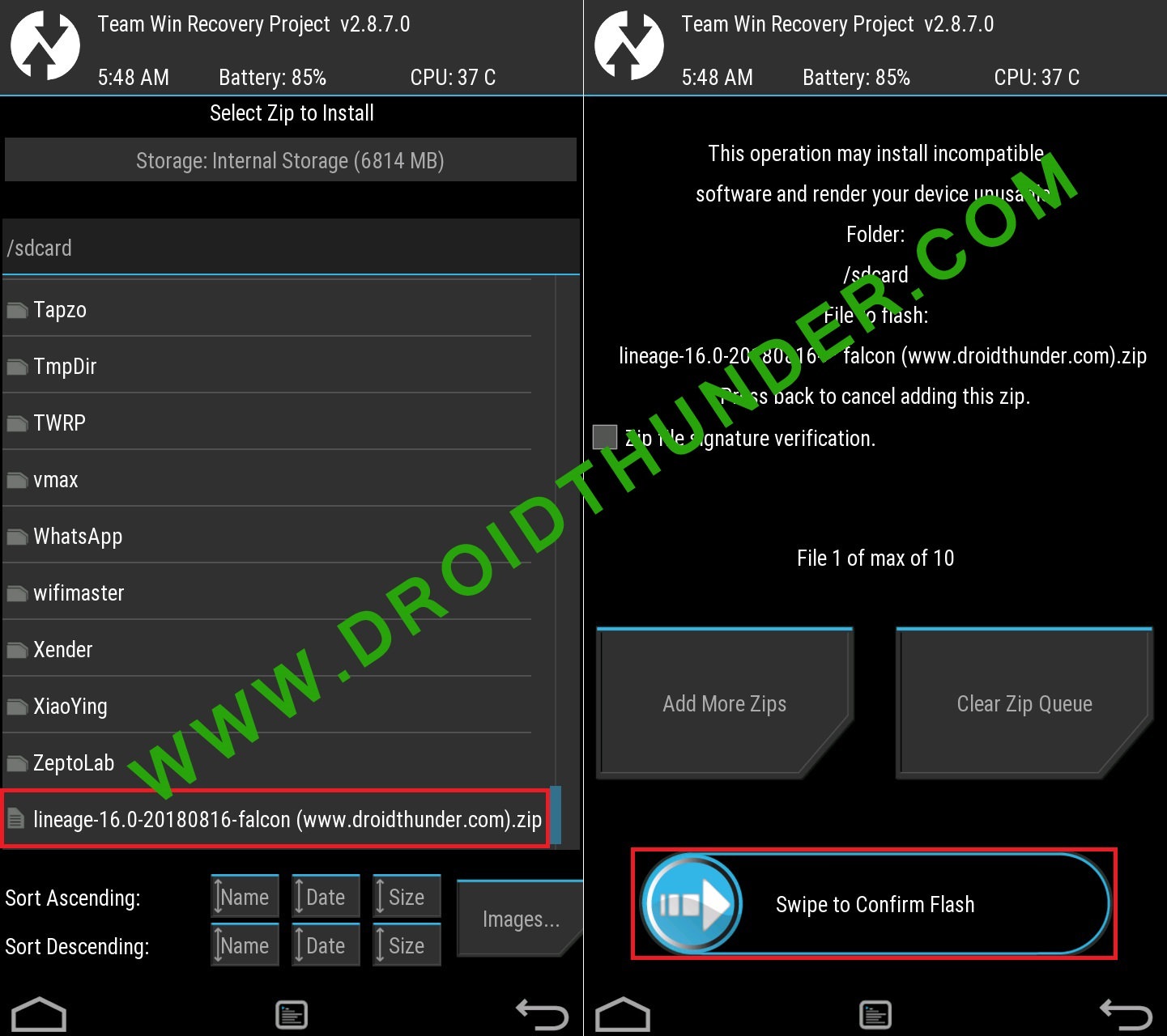 twrp terminal commands to repair efs partition