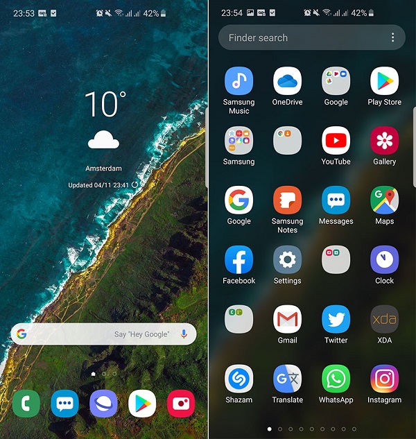 samsung android 10