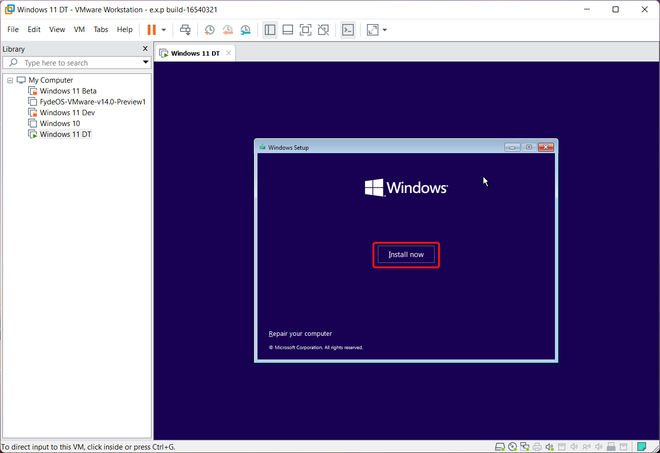 How to Install Windows 11 on VMWare Virtual Machine - 19